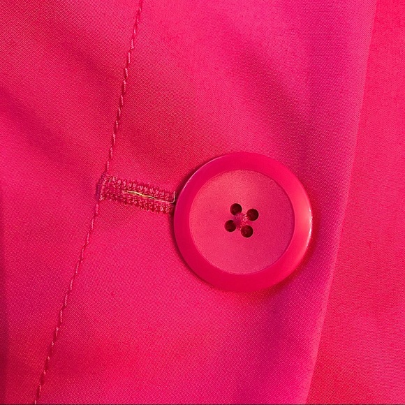 Old Navy Pink Waterproof Trench Raincoat - Picture 10 of 13